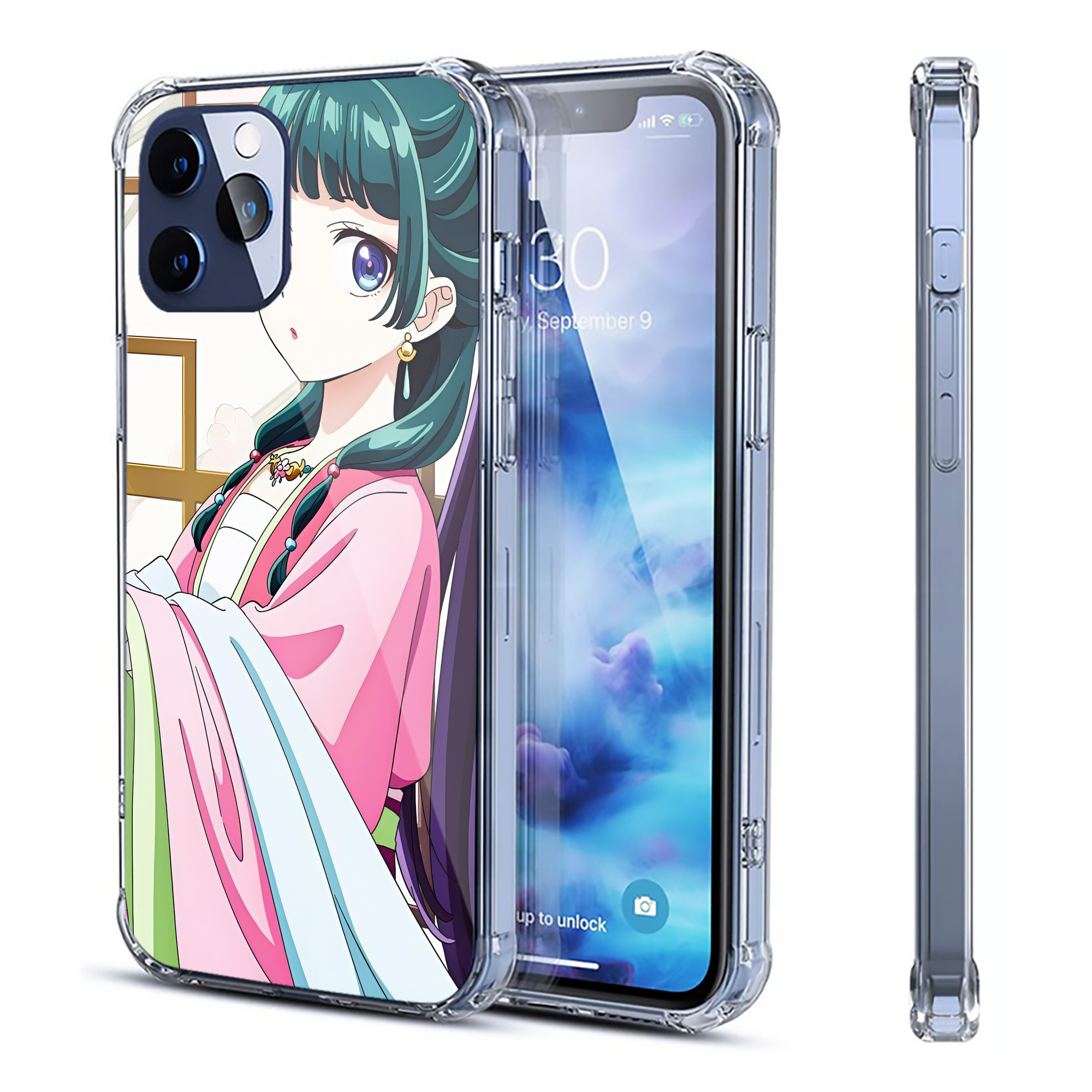 （画像用） 薬屋のひとりごと The Apothecary Diaries 【iPhone 12シリーズ対応】透明スマホケース（クリアソフトケース）